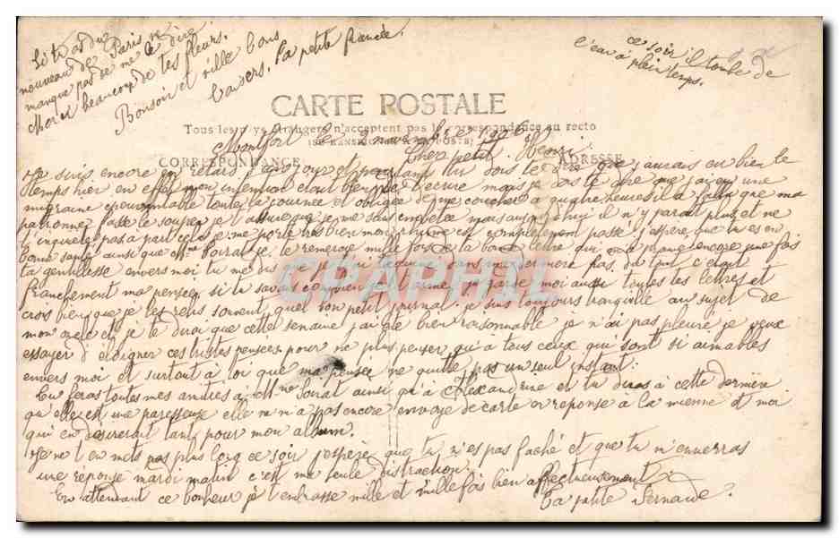 Donna accecata dall'Amore — con bambino — Legrand Fot. n°144 — Verso