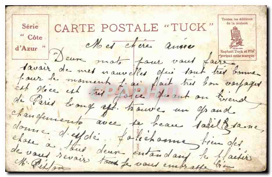 Fantasie - Femme - Woman with chinese hat - chinois - chine - china - CPA  — Verso