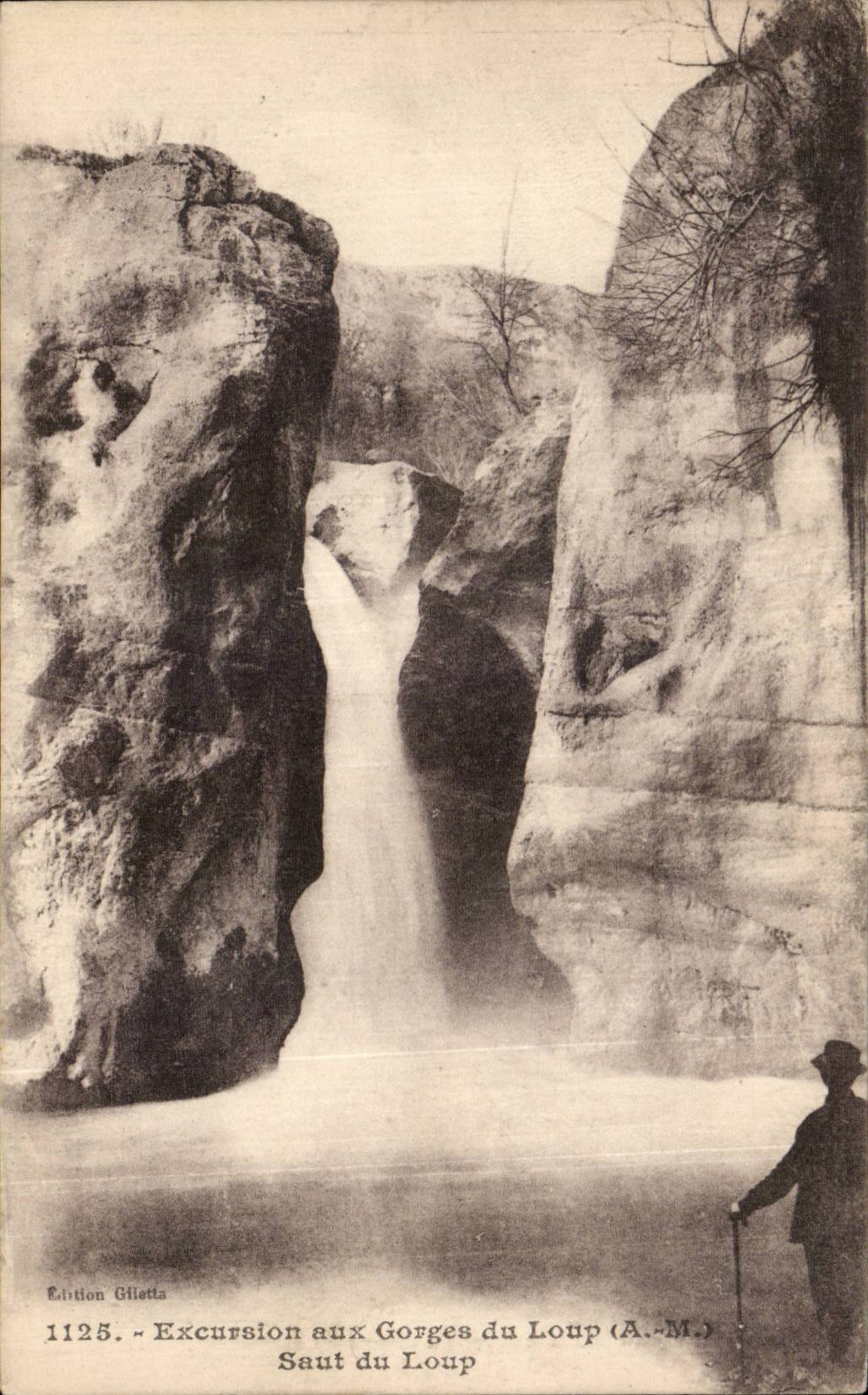 Excursions aux Gorges du Loup - Saut du Loup - CPA 