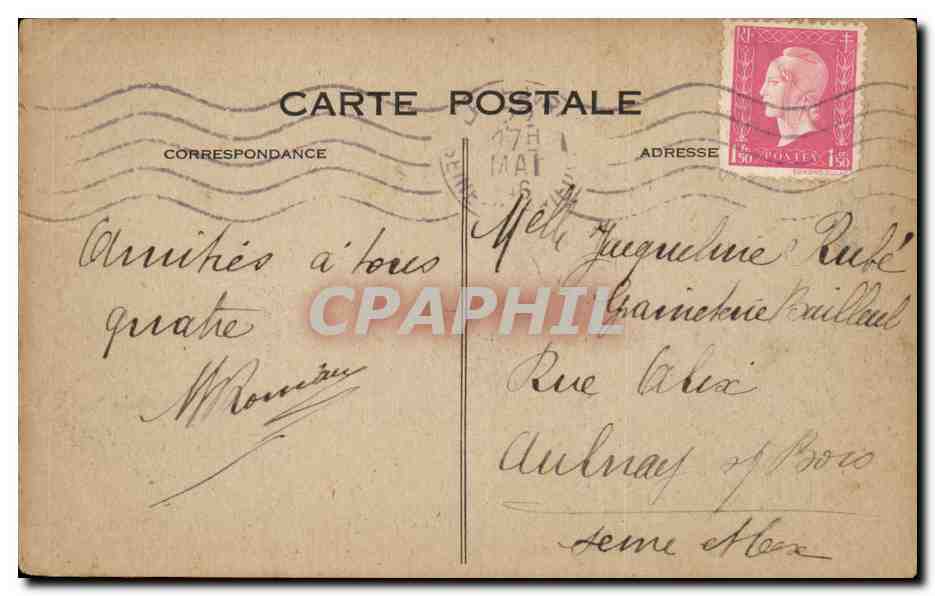Le Havre - Le Monument aux Soldats Havrais et a la Victoire Francaise - CPA  — Rückseite