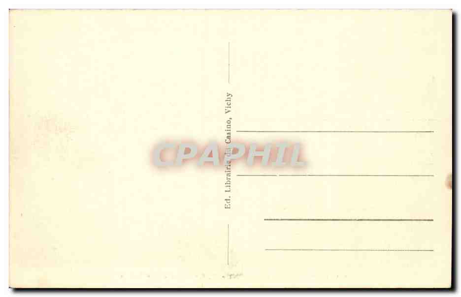 Pres Vichy - L'Ardoisiere - Pont Rustique - CPA  — Rückseite