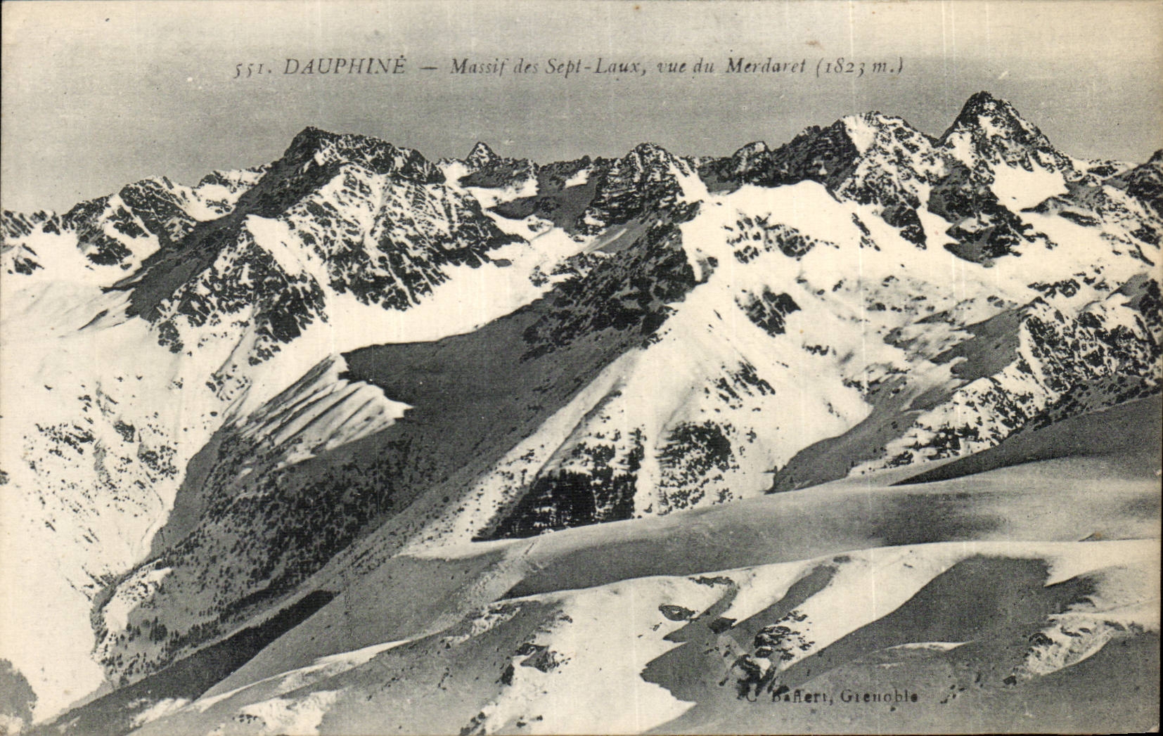 Isere - Dauphine - Massif des Sept Laux - CPA 