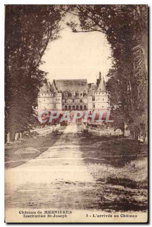 Institution Saint Joseph Chateau de Mesnieres - CPA 