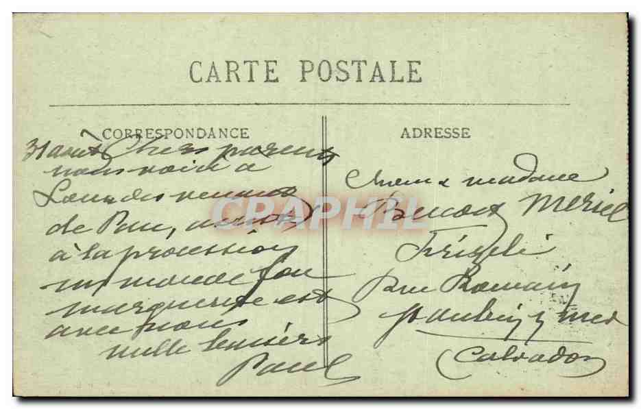 Lourdes - La Basilique - CPA  — Verso