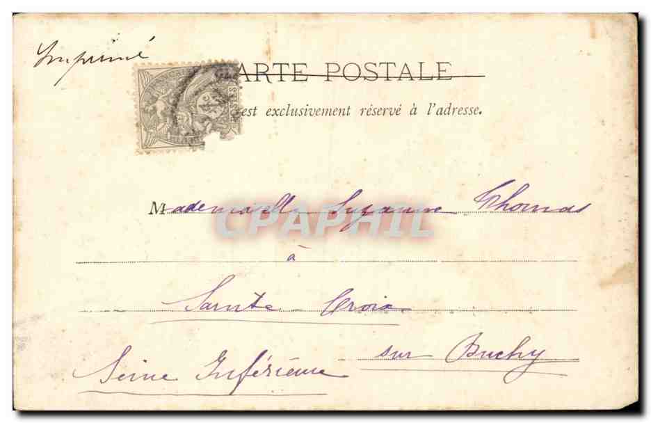Nice - Les Jardins et le Casino Municipal - CPA  — Rückseite