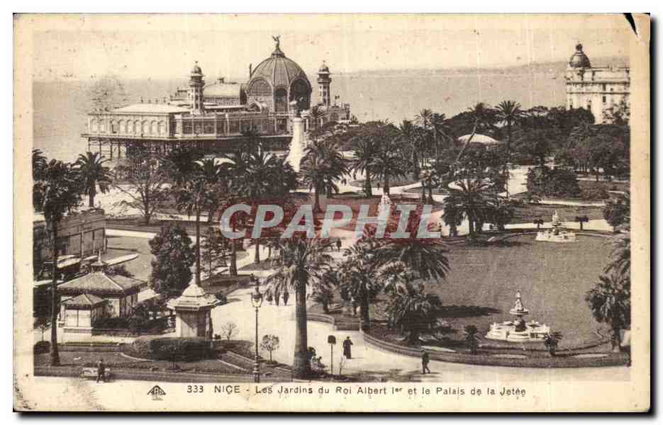 Nice - Les Jardins des Roi Albert I - CPA 