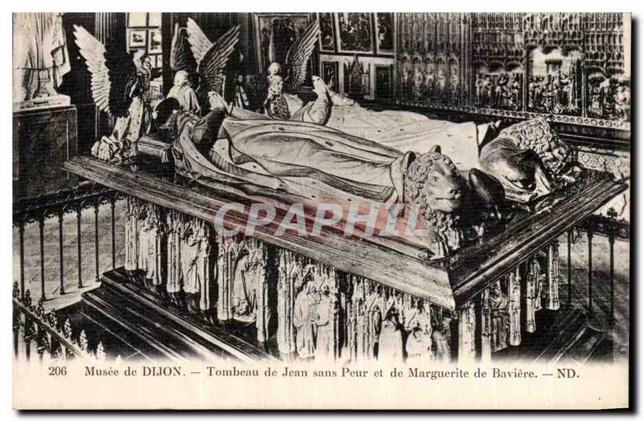 Dijon - Musee - Tombeau de Jean sans Peur et de Marguerite de Baviere - CPA 