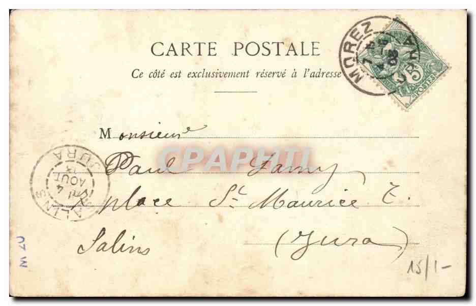 Le Baromètre du Ménage — Tempête. — Photographie A. Burgarei et Cie — Nancy — Reverso