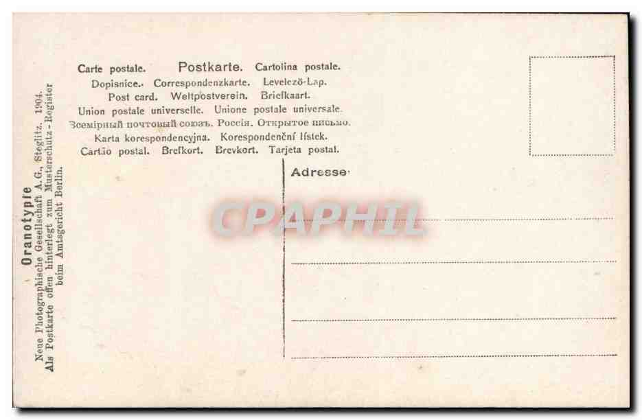 Fantaisie - Femme - Beautifum woman sleeping in the woods - CPA  — Rückseite