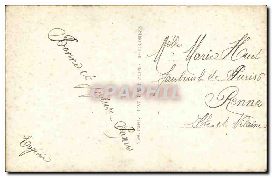 Fantaisie - Enfants - Paques - Easter - Ostern - Beautiful a little girl - CPA  — Rückseite