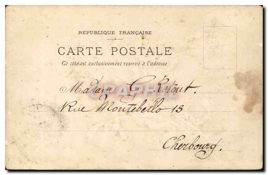 Fleurs - Fowers - Houx - hollt - il portera bonheur CPA  — Back
