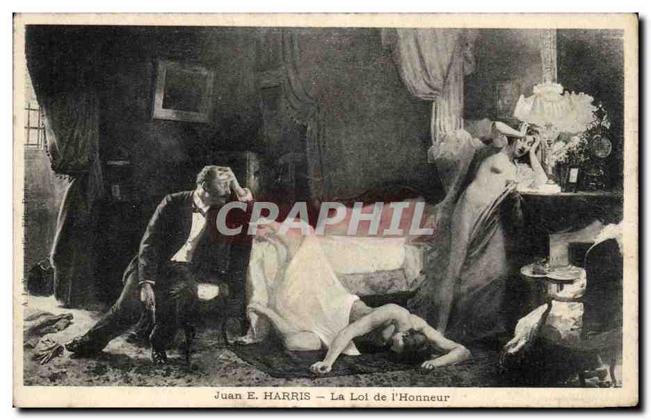 Fantaisie - Femme nu - Erotique- Horreur - Affaire - Meutre CPA 