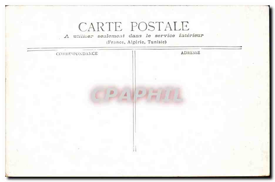 Fontainebleau - Vista sull'étang — statua in primo piano — editore STERNE FRANCE — Verso