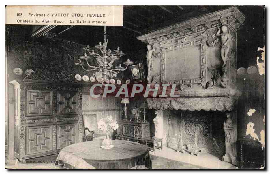 Environs d'Yvetot Etoutteville - La Salle a Manger - Le Chateau CPA 