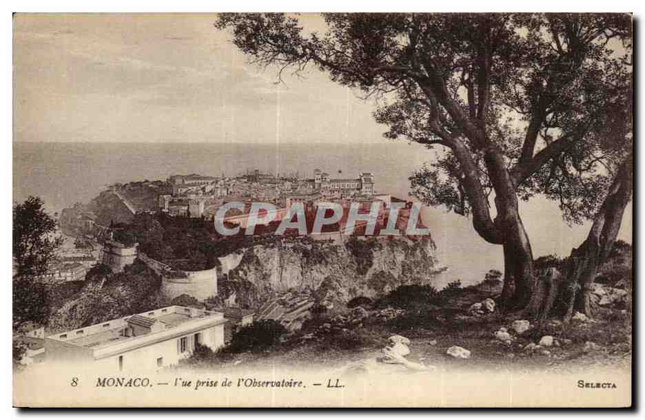 Monaco - Vue prise sur l'Observatoire - CPA 