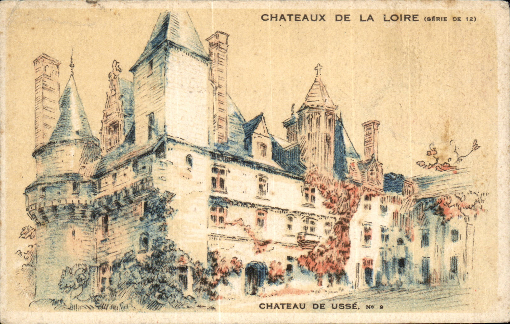 Loire - Chateau de la Loire - Usse - CPA 