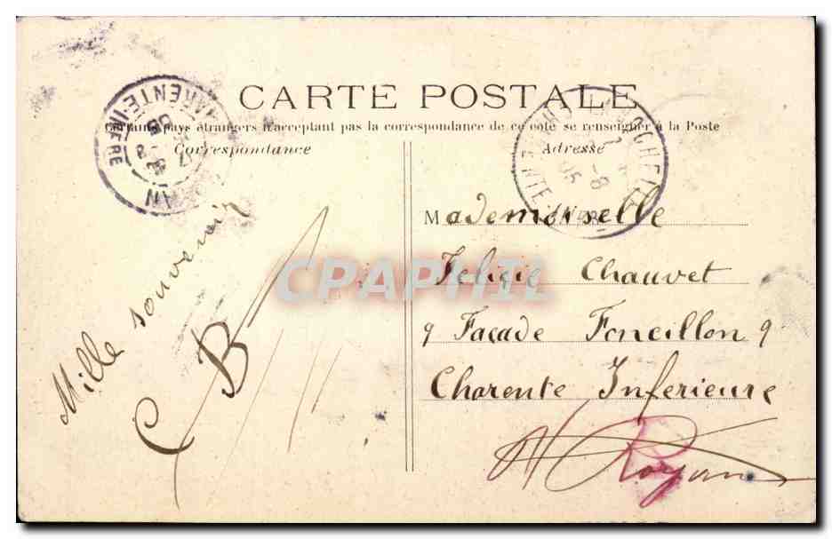 Paris - 1 - Panorama du Jardin des Tuileries - CPA  — Verso
