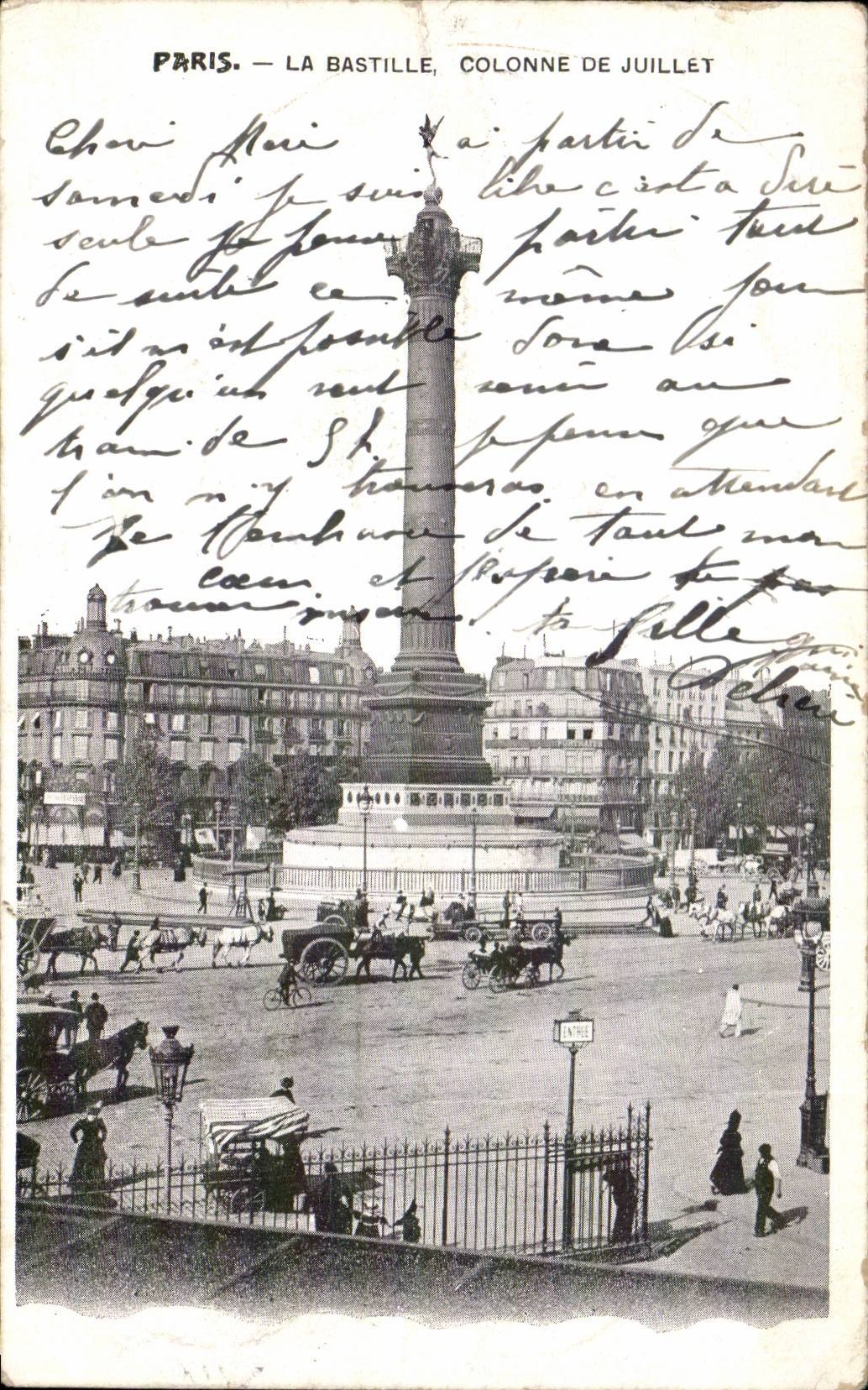 Paris - 10 - La Bastille - CPA 