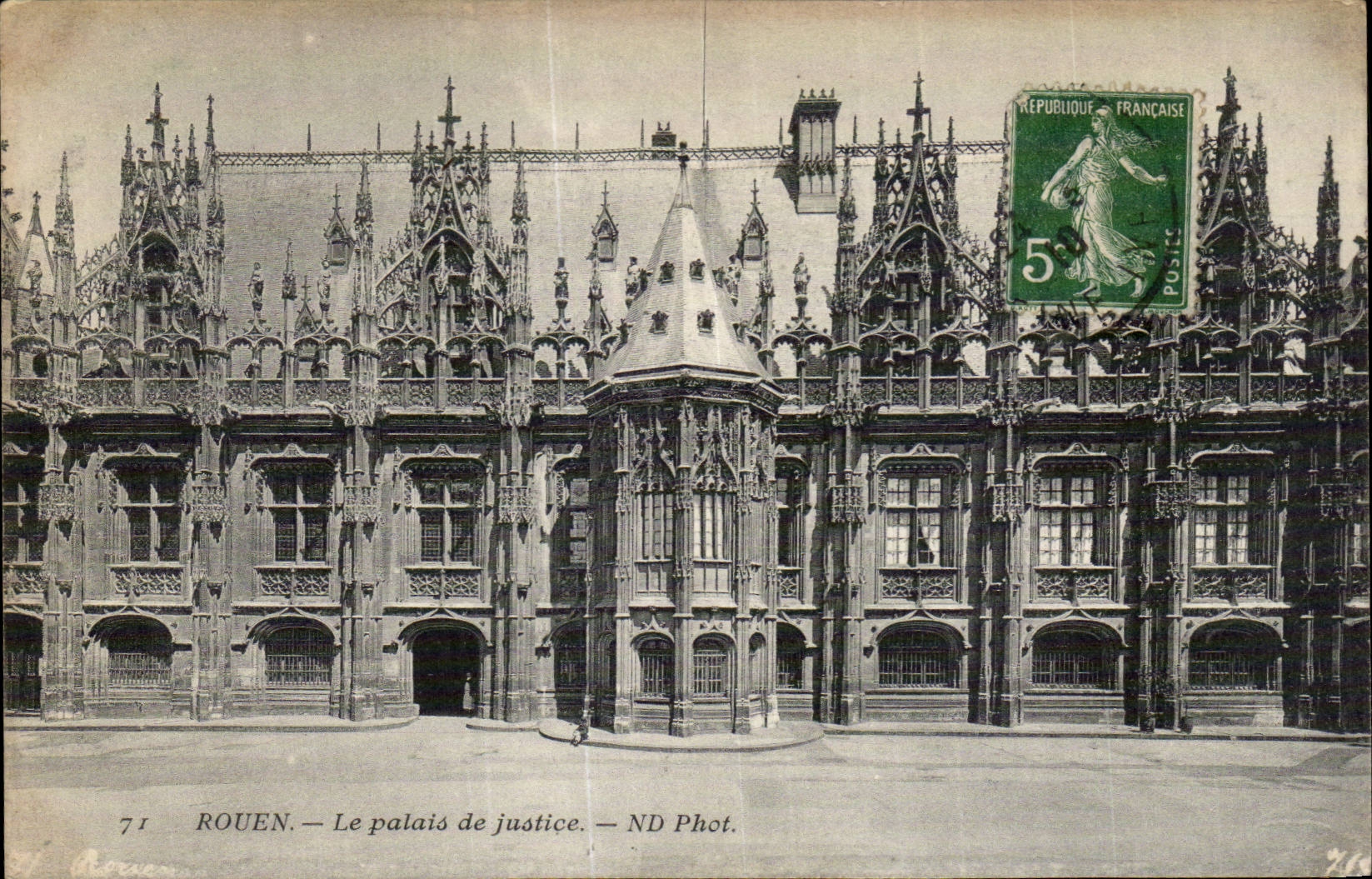 Rouen - Le Palais de Justice - CPA 