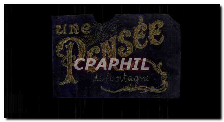 Souvenir - Pensee de Mortagne Perche Orne - CPA 