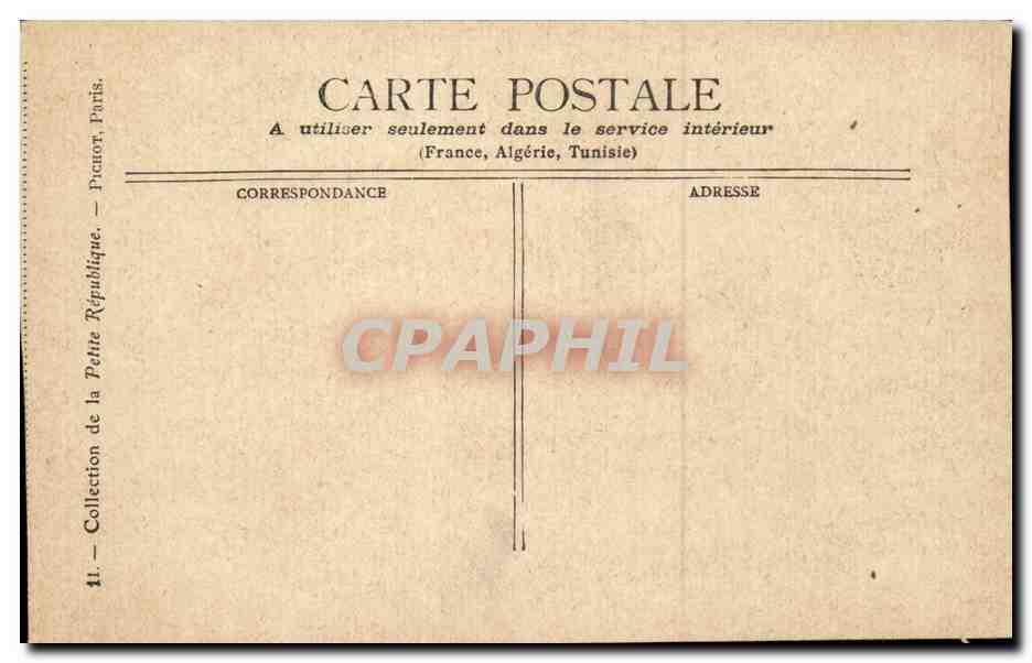 Paris - Le Triomphe de la Republique - CPA  — Rückseite