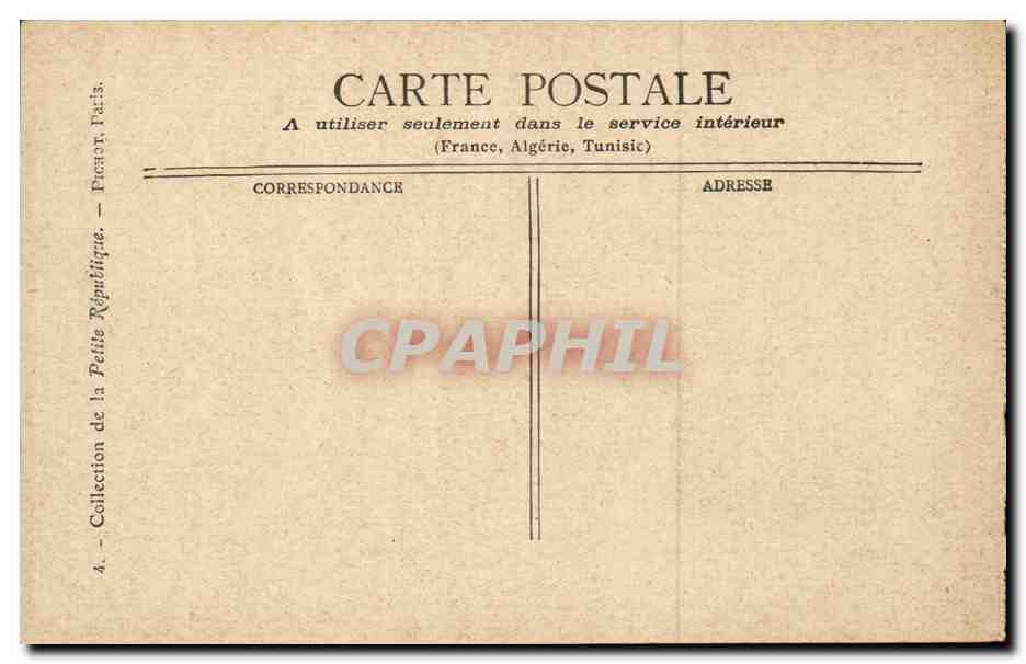Paris - 6 - Le Palais du Luxembourg - CPA  — Rückseite