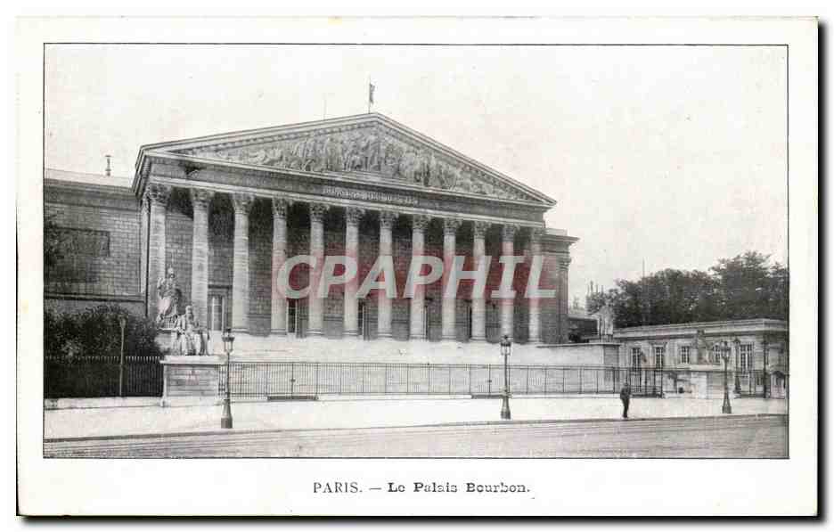 Paris - 1 - Le Palais Boubon - CPA 