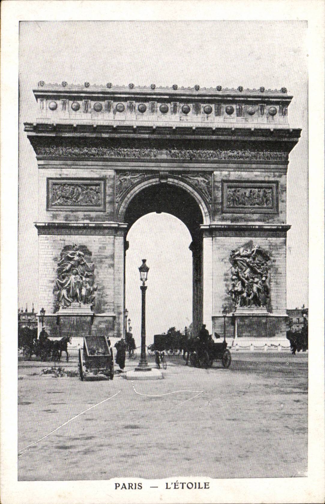 Paris - 8 - L'Etoile - L'Arc de Triomphe - CPA 