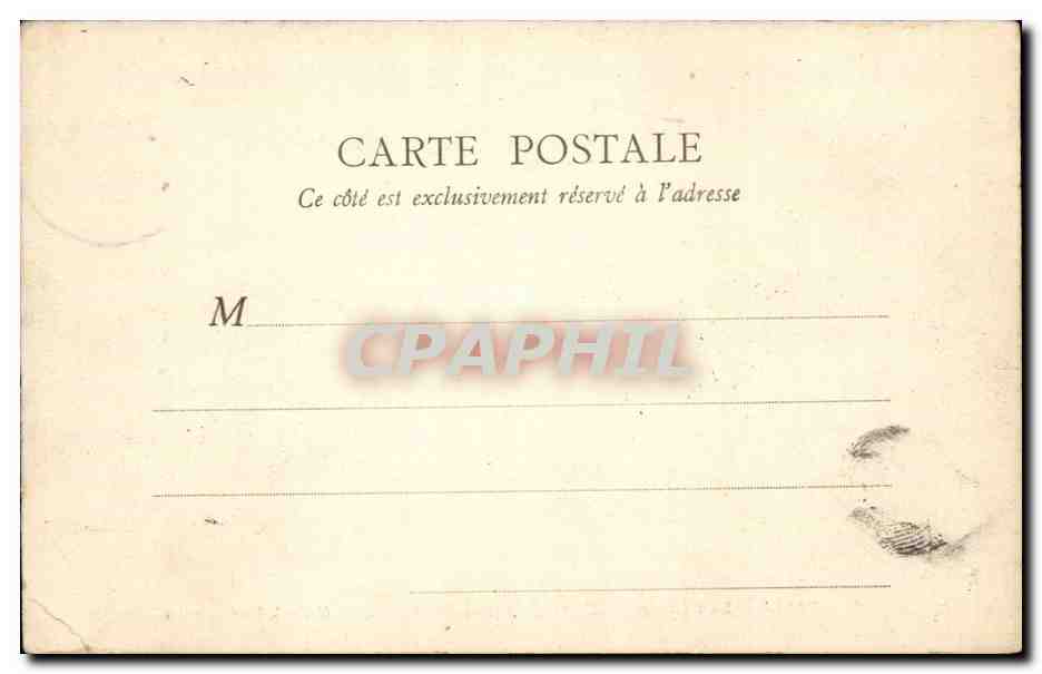 Paris - 8 - les Champs Elysees - Cote Avenue Gabrielle - CPA  — Verso