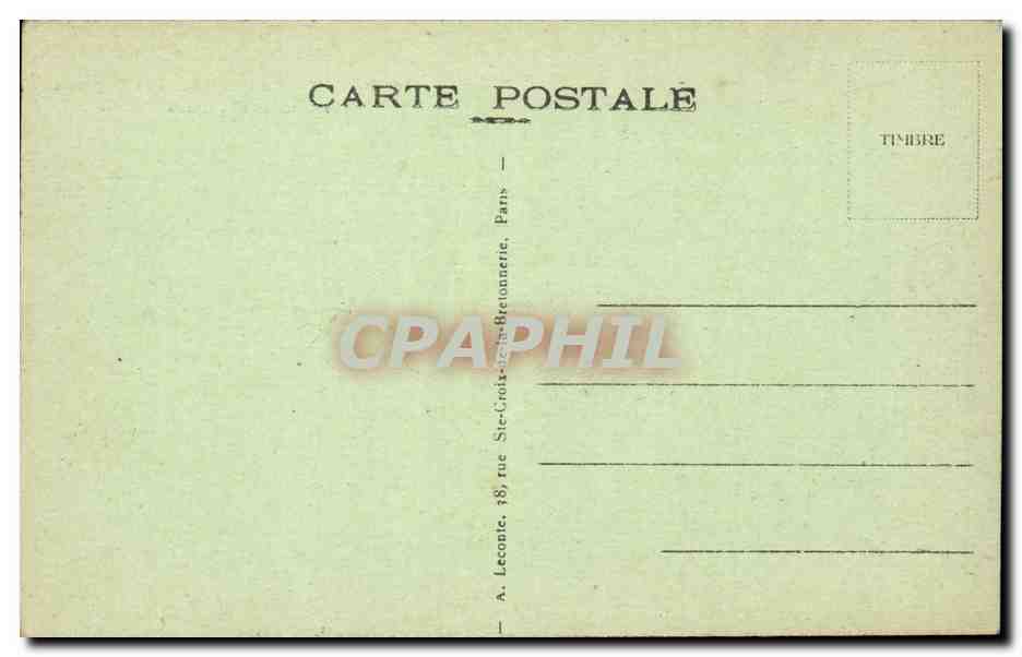 Paris - 1 - La Chambre Des Deputes - CPA  — Verso
