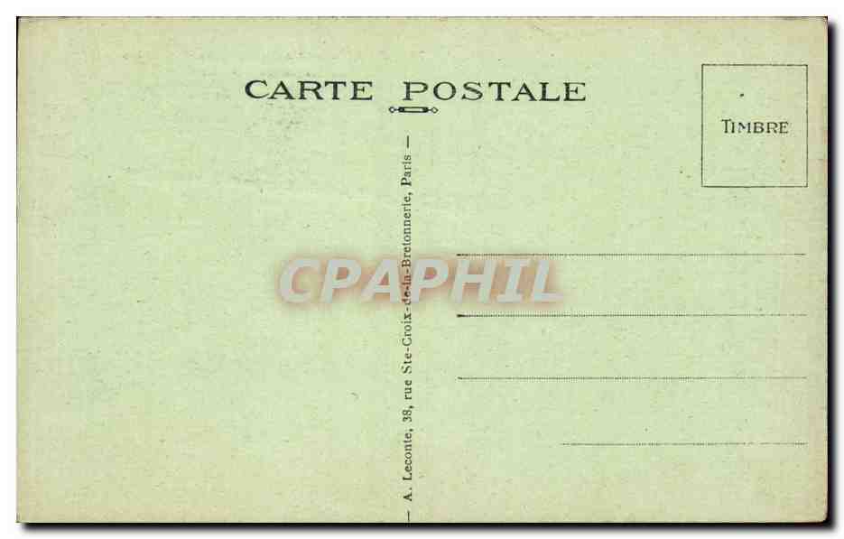 Paris - 1 - Le Jardin des Tuileries - Tour Eiffel - Eiffel Tower - CPA  — Verso
