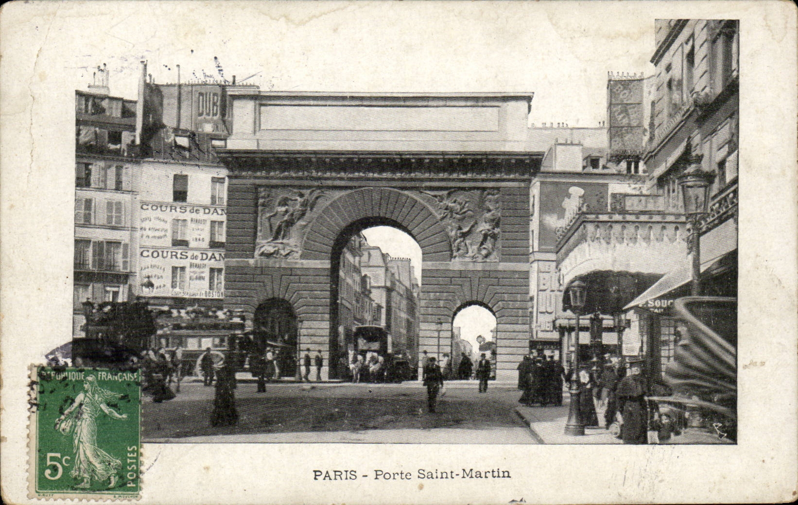 Paris - 10 - Porte Saint Martin - CPA 