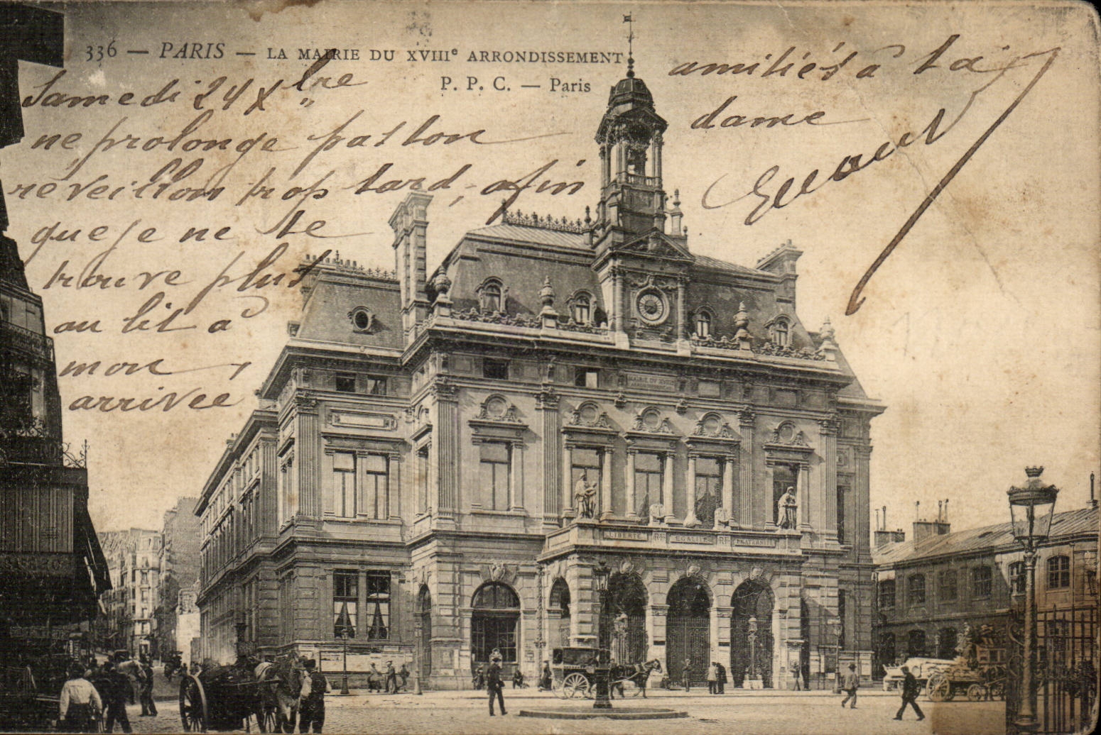Paris - 18 - Mairie du XVIII Arrondissement - CPA 