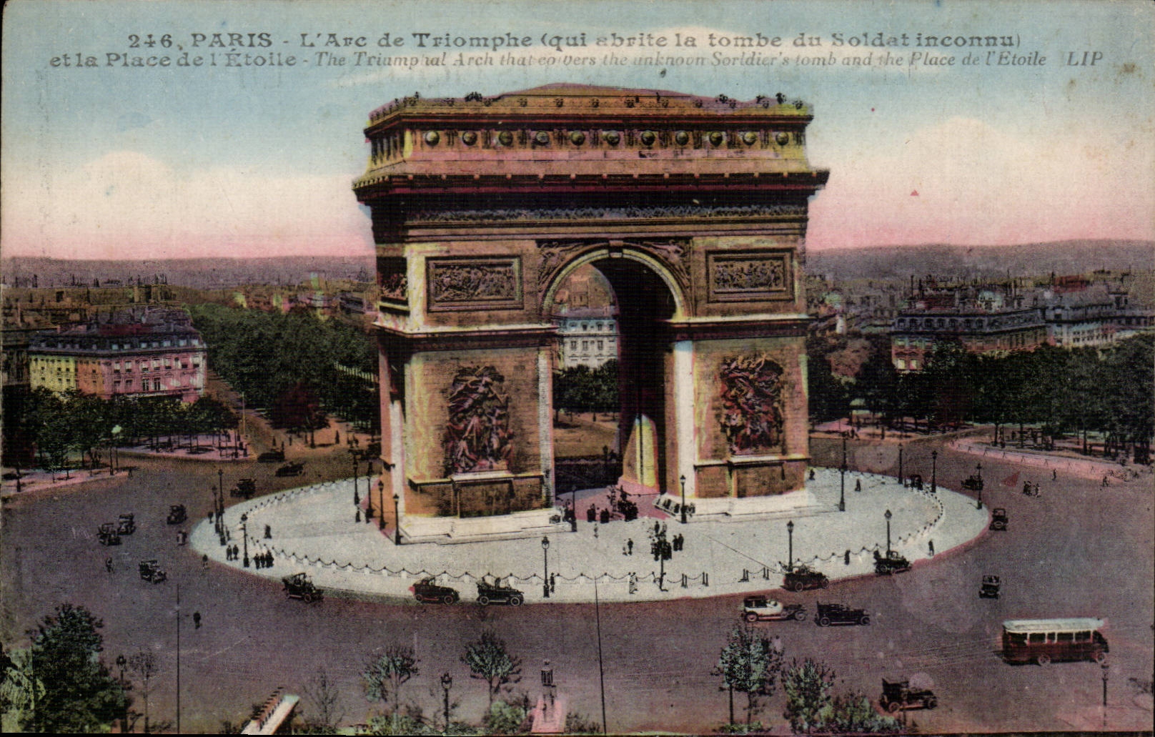 Paris - 8 - L'Arc de Triomphe - CPA 