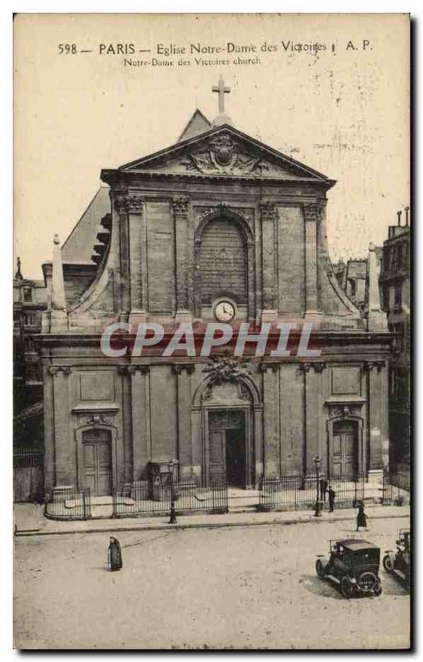 Paris - 2 - Eglise Notre Dame des Victoires - CPA 