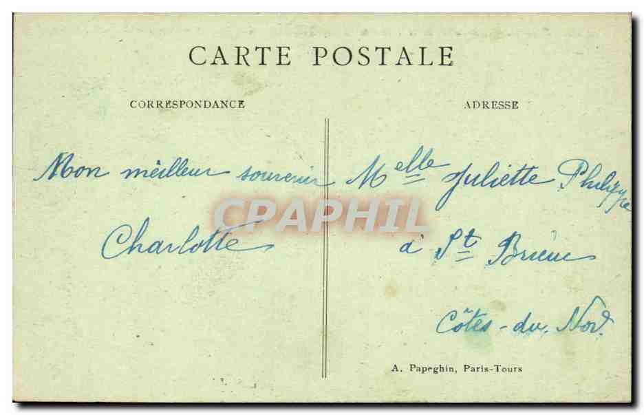 Paris - 10 - Ensemble de la Place de la Republique - CPA  — Verso
