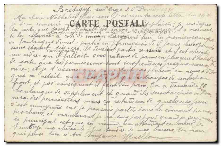 Paris - 8 - Le Grand Palais - CPA  — Verso