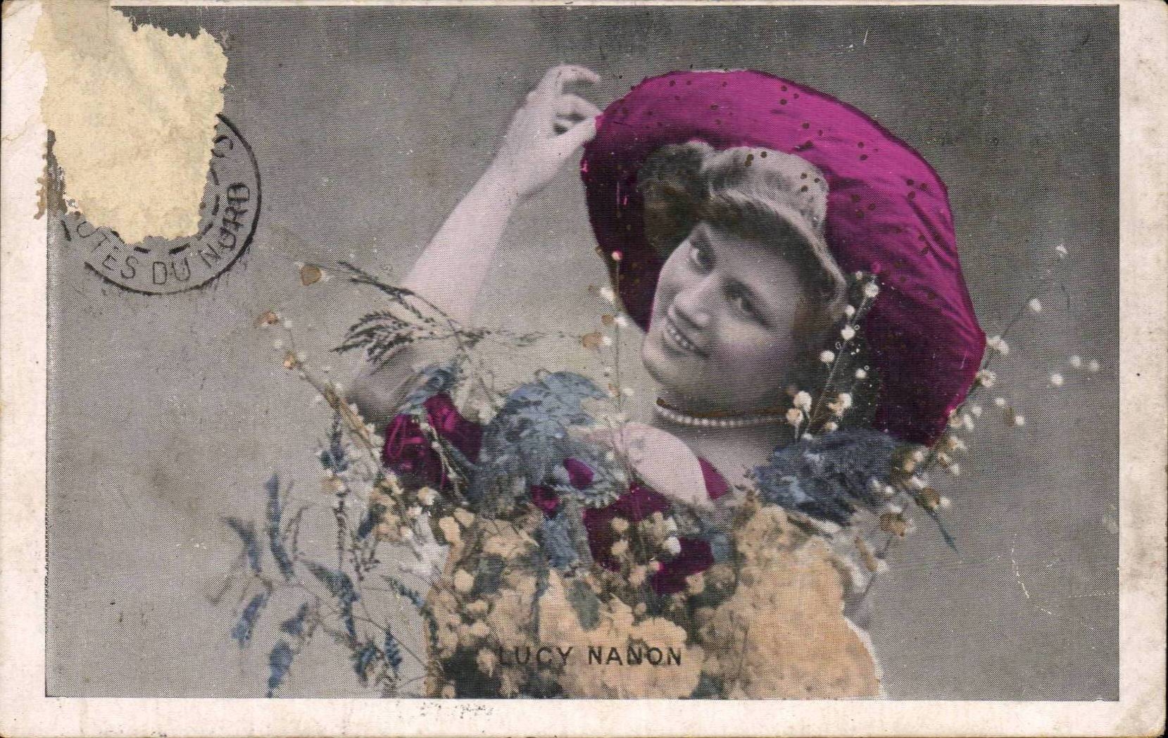 CPA Fantaisie Femme lucy Nanon