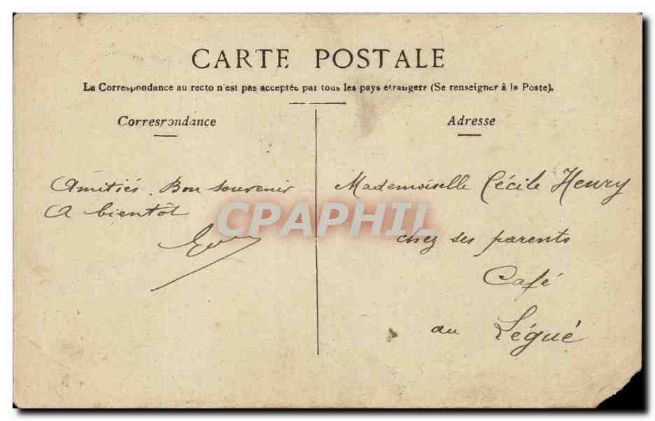 CPA Fantaisie Femme Vera ledot Chat Cat — Rückseite