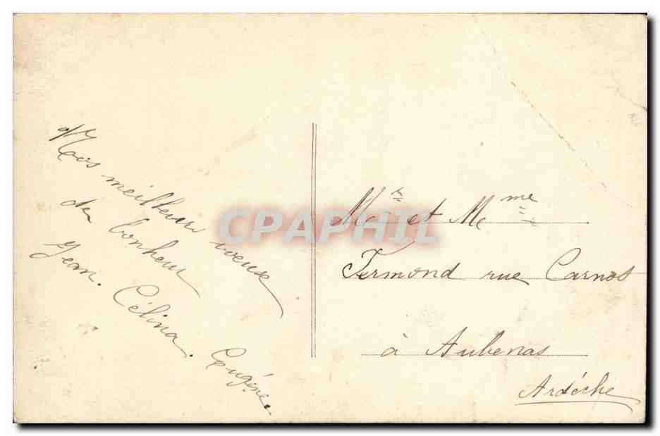CPA Fantaisie Enfants — Rückseite