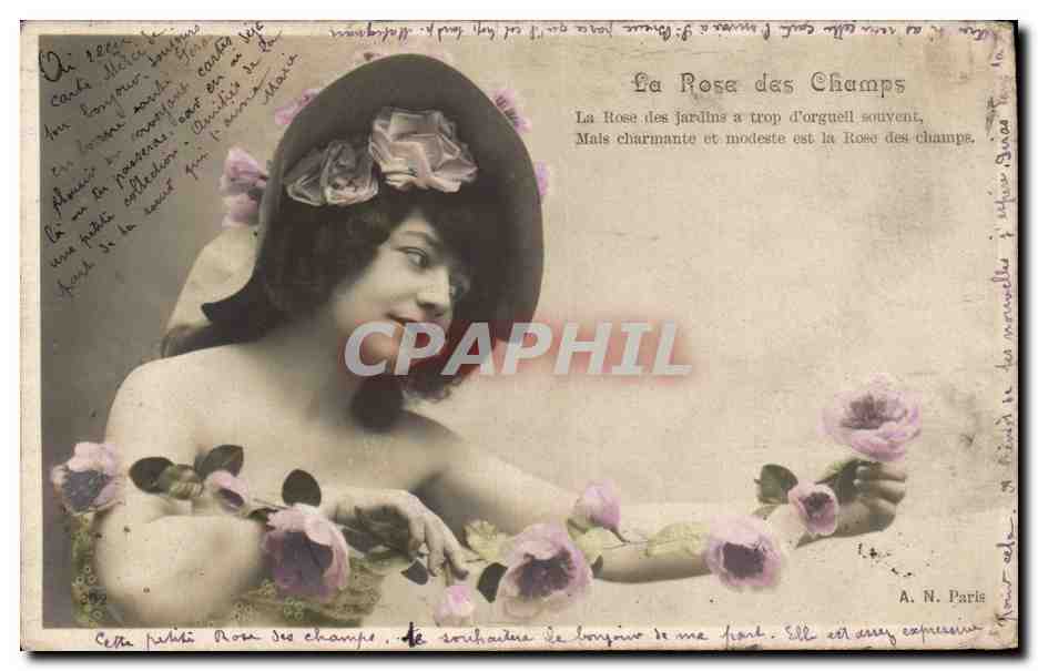 CPA Fantaisie Femme 