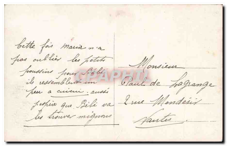 CPA Fantaisie Poussins Paques Easter — Rückseite