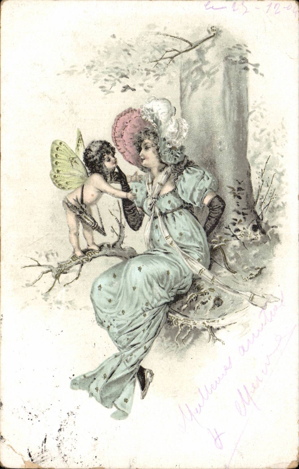 CPA Fantaisie Femme