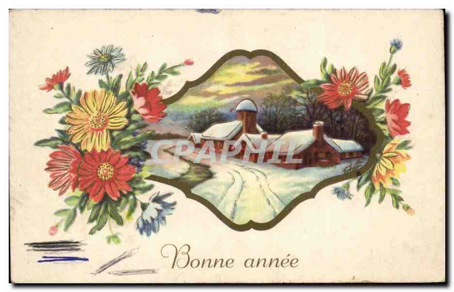 CPA Fantaisie Bonne annee