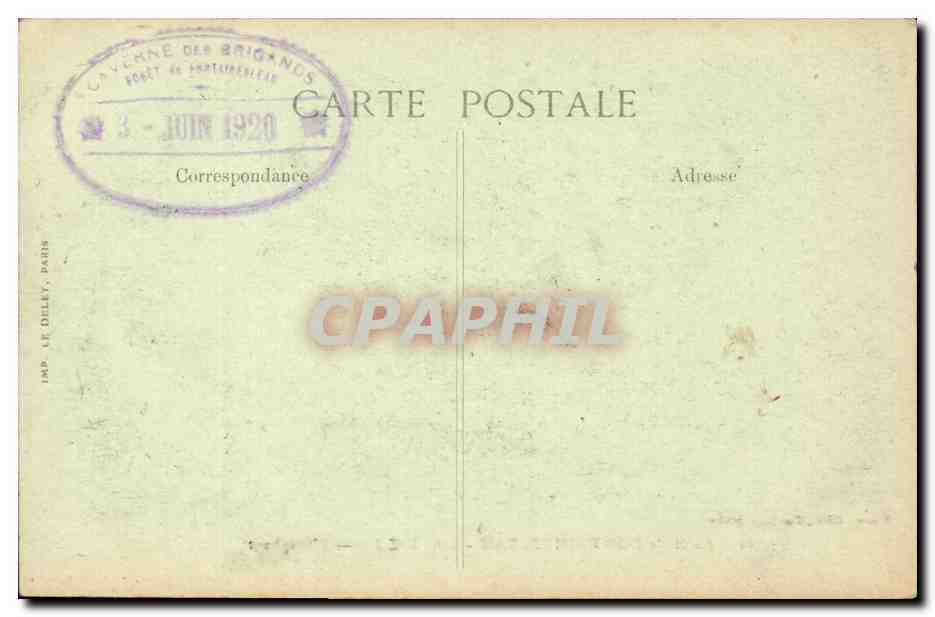 Bosque de Fontainebleau - Barbizon — El Elefante — Siron, editor, Fontainebleau, n°31 — Reverso