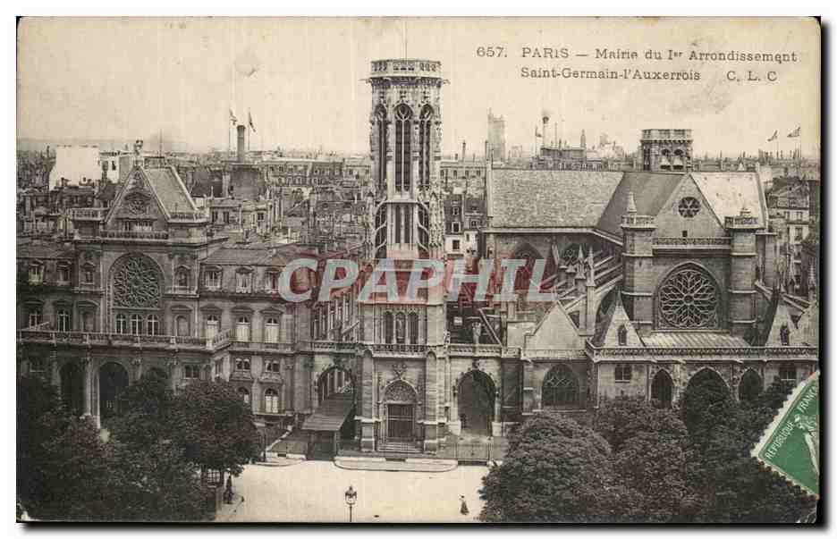 Paris CPA Mairie du 1er Saint Germain l'auxerrois