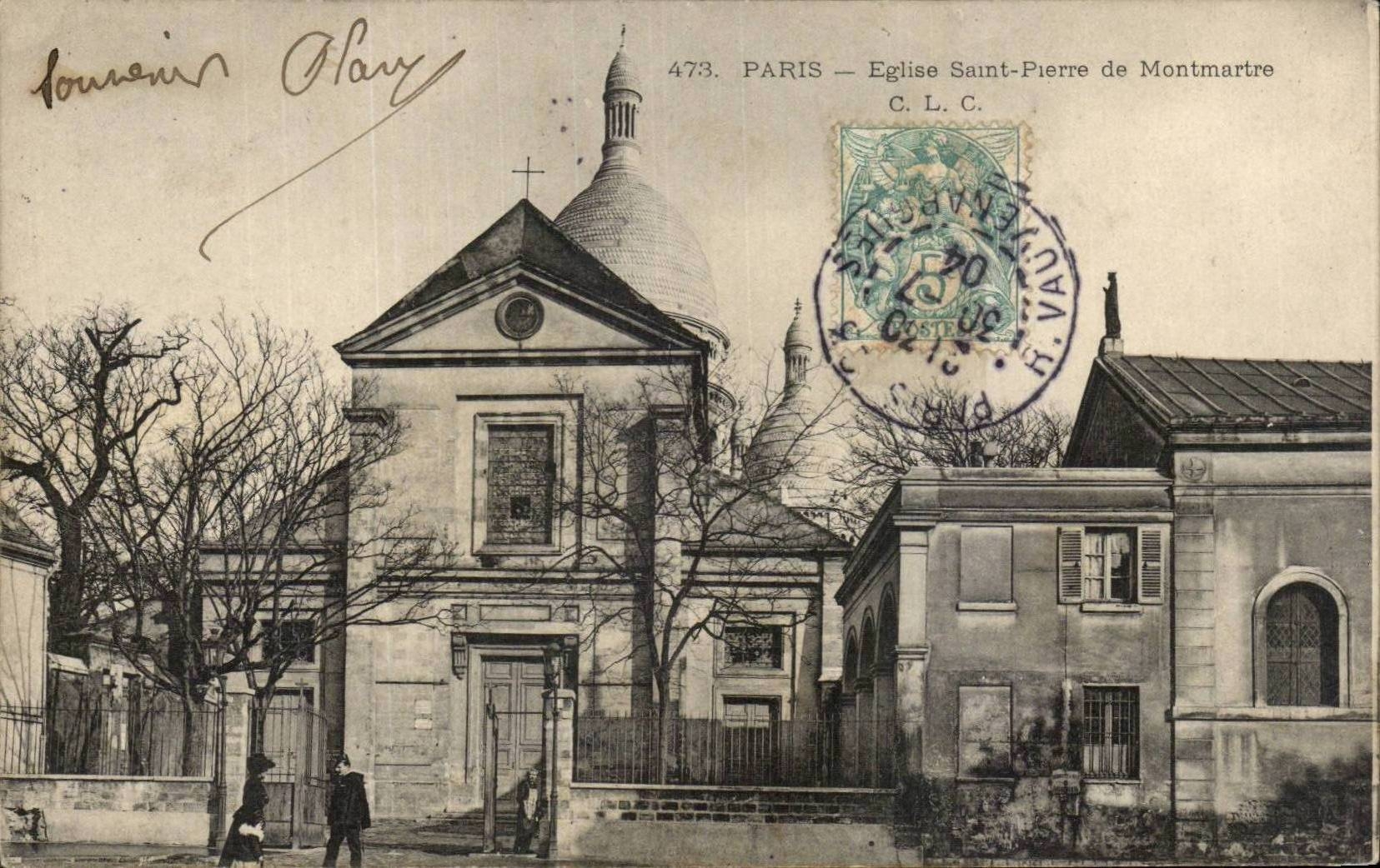 Paris CPA Eglise Saint Pierre de montmartre