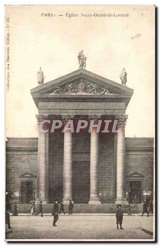 Paris CPA Eglise Notre DAme de Lorette