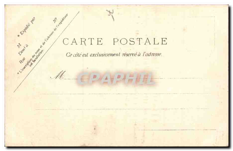 Paris CPA Eglise Notre DAme de Lorette — Rückseite