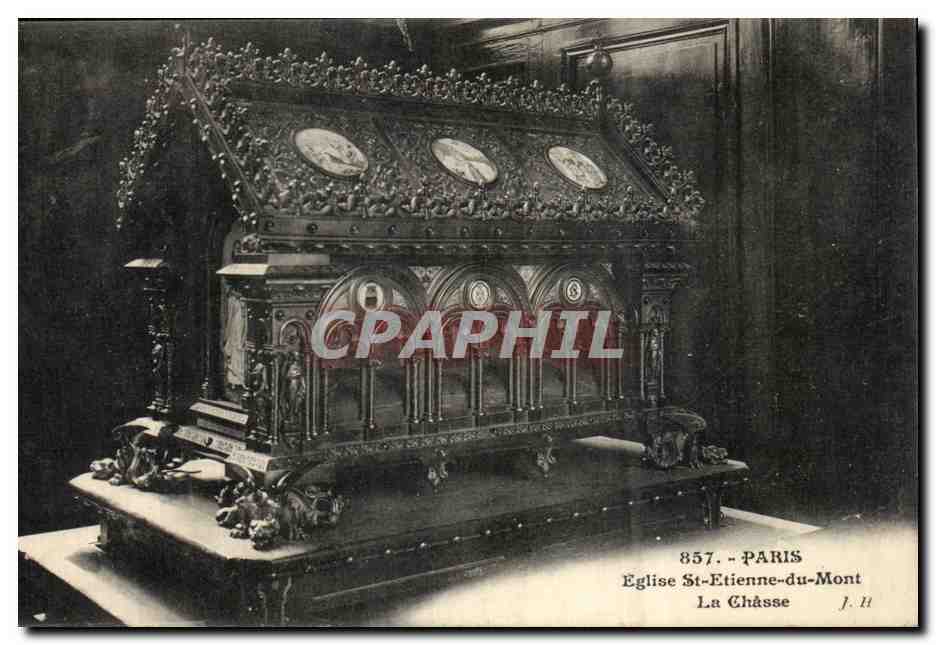 Paris CPA Eglise Saint Etienne du Mont la chasse